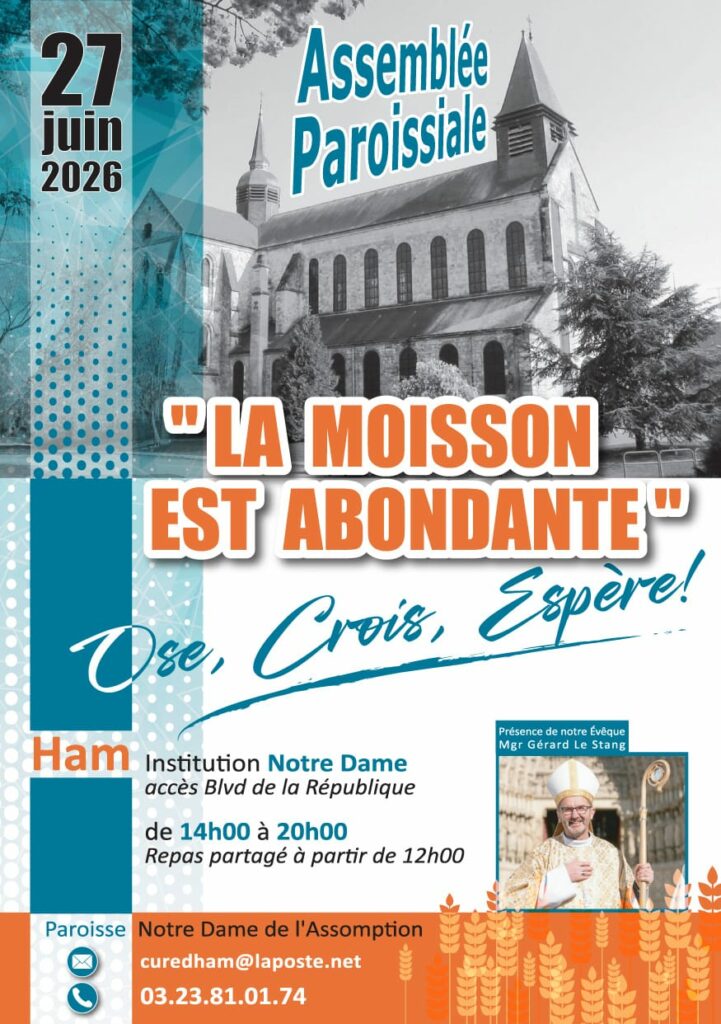 Assemblée paroissiale le 27 juin 2026